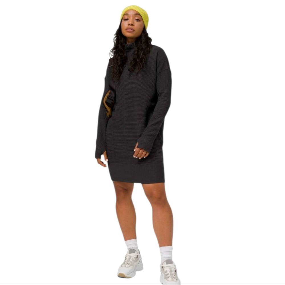 Lululemon Call for Cozy Dress Black